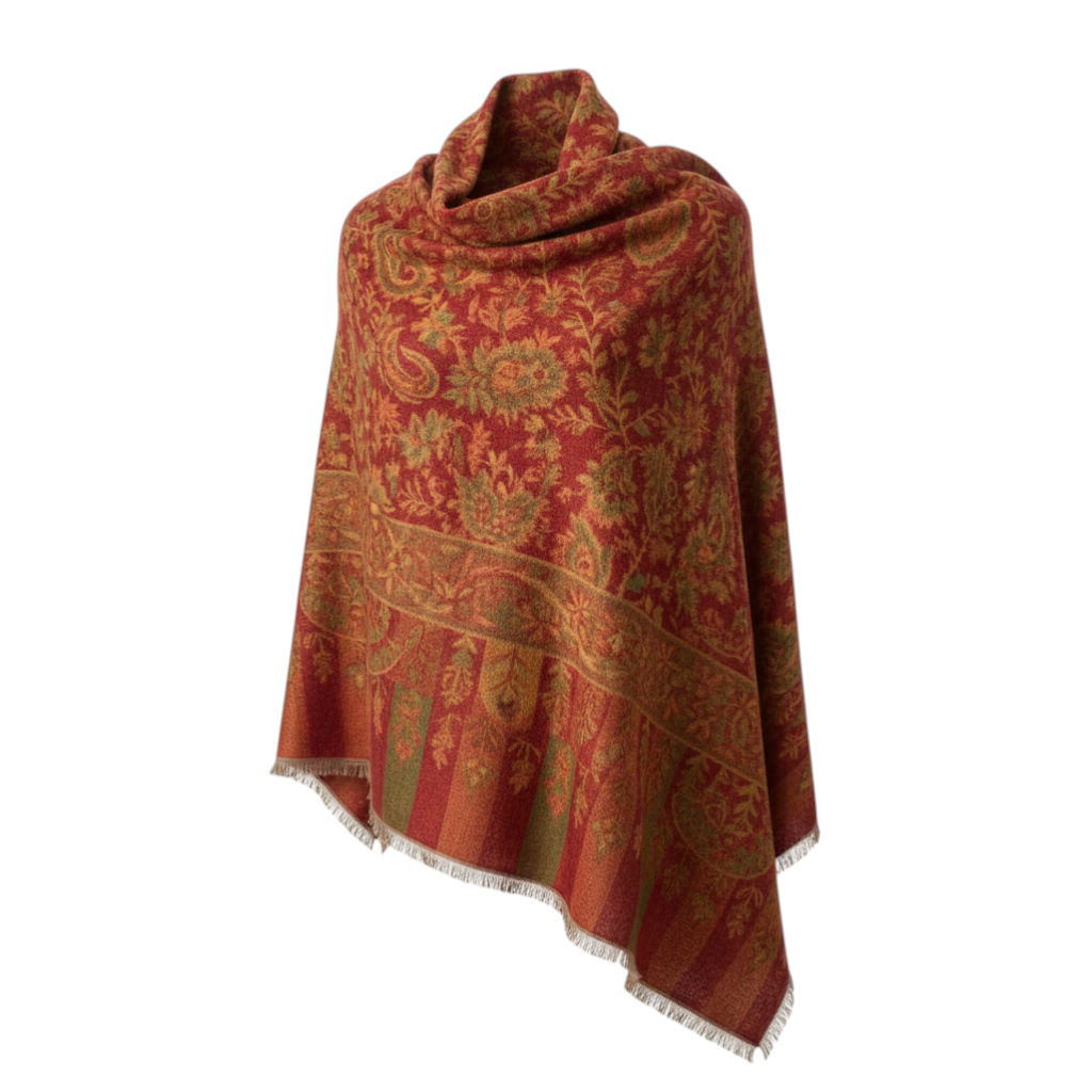 Maroon Pashmina Shawl For Women